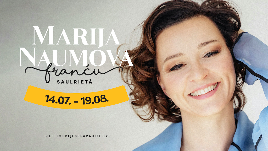Dziedātāja Marija Naumova un vasaras mūzikas koncertprogramma “Franču Saulrietā”
